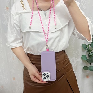 Cinghia per telefono <span class=keywords><strong>cellulare</strong></span> in Nylon colorata con cordino regolabile per telefono <span class=keywords><strong>cellulare</strong></span> tracolla a tracolla con Patch per telefono - Product Image 3