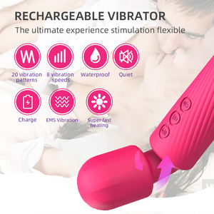 Nuovo Potente Massaggiatore Erotico Vibrante per Clitoride, 8 Velocità, 20 Vibrazioni, Riscaldamento, Vibratore Elettrico per Donne - Product Image 5