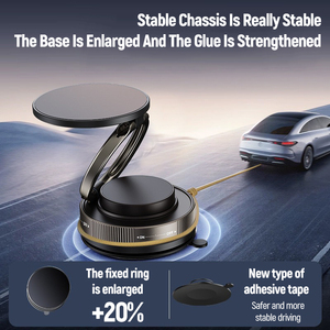 진공 흡착 휴대폰 거치대 차량용 내비게이션 브라켓 흡착식 차량 자석 핸드폰 홀더 스탠드 - Product Image 5