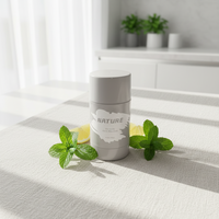 Fournisseur d'emballages cosmétiques : Tubes de baume déodorant vides en plastique gris avec bouchon rotatif scellé et sérigraphié, 15ml, 30ml, 50ml, 75ml