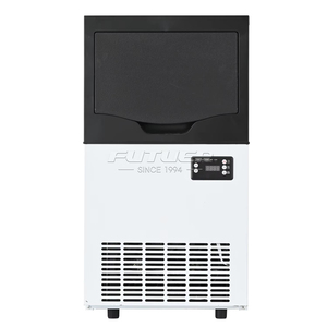 Machine à glaçons électrique en acier inoxydable à refroidissement par air, production quotidienne de 80 kg, forme de cube, best-seller - Product Image 5