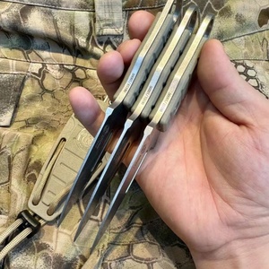 มีดต่อสู้ Kizlyar ปรับแต่งได้ คุณภาพสูง ใบมีดเหล็กกล้าไร้สนิม ด้ามจับ G10 ระดับ DIY รองรับ OEM/ODM พร้อมปลอกมีด - Product Image 4