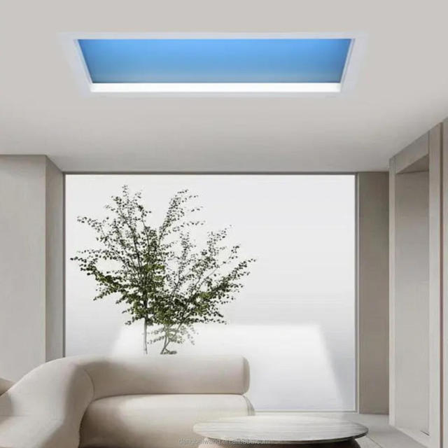Energy Efficient Sleep Space LED Panel Lighting Clear Sky Light Effect for Office Acrylic Body Artificial Blue Sky