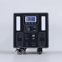 Station d'alimentation portable 3500W avec panneaux solaires, stockage d'énergie extérieur, alimentation de secours domestique, batterie de secours avec lampe de poche