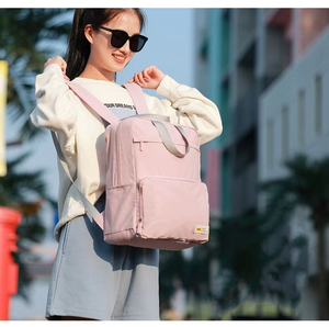 热销批发定制可折叠防水拉链几何PU材质人体工学曲线背心运动背包 - Product Image 5