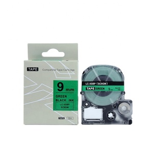Cartuccia di Nastro Compatibile 9mm per Etichettatrice Epson Kingjim <span class=keywords><strong>LC</strong></span> 3TLW Nastro Tepra - Product Image 1