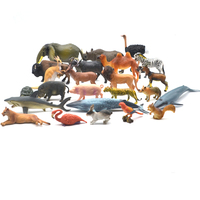 Figurines d'animaux réalistes personnalisées, oiseau loup assis, lapin, baleine, cochon, vache, cerf, kangourou, lion, mouton, éléphant, jouets