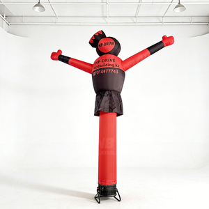 Red & Black <b>Inflatable</b> Air Dancer - Custom Branded Advertising Tube for Outdoor Promotions Events NS-MN-AD-001 <b>Inflatable</b> Air Da - Product Image 6