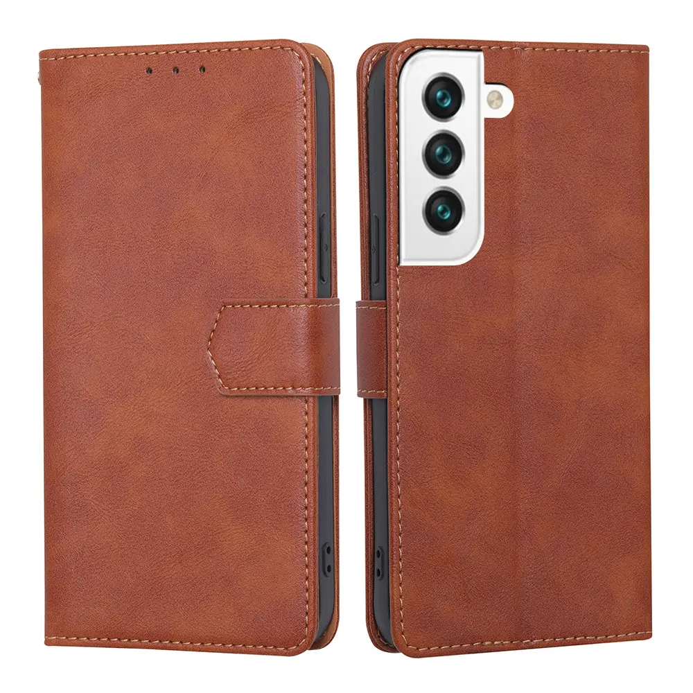 Leather Case Protect Cover For Samsung Galaxy S21/S22 Ultra Note 20 Plus A12 A13 A03 Core Stand Coque Flip Wallet Funda