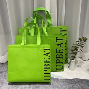 Factory Wholesale Cheap Custom Print Recycle Portable Grocery Supermarket Restaurant nonwoven Shopping Bag