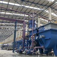Línea de producción de tablero de revestimiento de cemento de fibra de carbono de bajo consumo de EcoRoof China, bomba PLC de motor de núcleo completamente automática