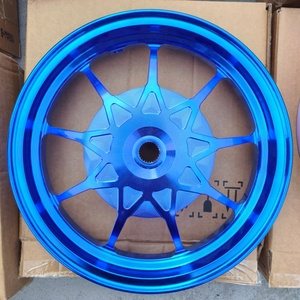 Nuevas Ruedas de Aluminio Grabadas con CNC Giorno para Scooter de 12 Pulgadas, Modificación Ligera, Personalizadas, Resistentes al Clima Tropical - Product Image 4