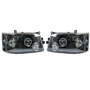 #000468 head light LED (ZWART) voor KDH 200 onderdelen, hiace commuter 2005-2009