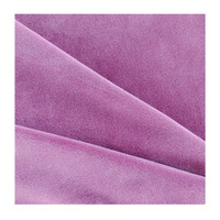 Tissu en maille warp pelucheuse 280 g/m² super doux extensible dans les 4 sens, teint, 95 % polyester 5 % élasthanne pour vêtements, ameublement et jouets
