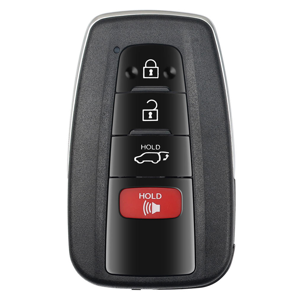 Heart Horse Car Remote Controls Key Replacements For T O Yo Ta RAV4 Prado Tarago Kluger Avensis, 2 Buttons Remote Key Case With 433Mhz 4D67 Chip, Prado Remote Key Cover Case/RAV4 Key Fob - Foto 5