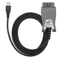 Vgate Vlinker FS ELM327 USB OBD2 Analizador de Motor, Herramienta de Diagnóstico Automotriz de Plástico, MS/HS CAN para Mazda, Compatible
