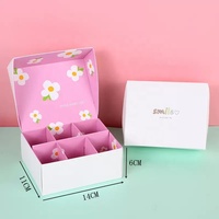 Emballage de macarons, boîtes de désert françaises de taille personnalisée, vente en gros, 6/8
