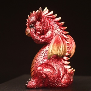 Figura de Dragón de Resina DRB010 Adorno de Dragón Europeo Pintado a Mano 3D Decoración del Hogar Regalo de Cumpleaños - Product Image 5