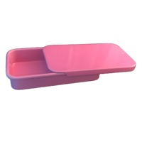 Boîte en métal avec logo au design personnalisé Petite boîte rectangulaire en métal Boîte en métal menthe/cosmétique/parfum solide/savon à sourcils/baume à lèvres Boîte en fer blanc à glissière