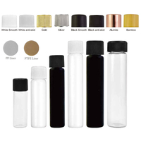 Contenants en verre transparent pré-étiquetés CR de 11,5 ml, 11 ml, 10 ml, 12 ml, tubes à cigares en verre avec bouchons CR, flacon cosmétique pour parfum