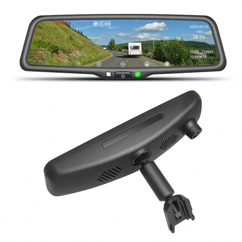 Germid 4K Auto Dvr Ingebouwde Gps Wifi Auto Camera 9.66 Inch Voertuig Camera Camcorder Nachtzicht Dash Cam