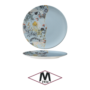 Botanical Dessert <b>Plate</b>, Blue, 20 cm, Monaco Model, M1934 - Product Image 4