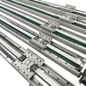 GTB12A <span class=keywords><strong>Rail</strong></span> de guidage double de 120mm de largeur, module de glissière linéaire à courroie synchrone haute vitesse silencieuse pour équipement d'automatisation - Product Image 5