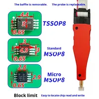 Cable de programación/lectura/escritura con pines de resorte estándar/miniatura TSSOP8/MSOP8 de Shenzhen Ruimao Guangdong para automoción