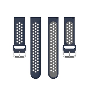 Bracelet de montre en silicone bicolore 20mm pour <span class=keywords><strong>Huawei</strong></span> Watch GT2 42mm <span class=keywords><strong>Watch2</strong></span> Sports Bracelet de remplacement - Product Image 6