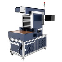 Nouvelle machine de découpe laser d'étiquettes autocollantes pour fichiers DXF/PLT/AI/DWG/DST, haute vitesse 7000 mm/s, précision 0,02 mm