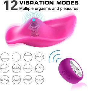 Celana dalam mainan seks erotis Vibrator dengan Remote dapat dipakai telur getar di bawah celana dalam <span class=keywords><strong>Stimulator</strong></span> klitoris untuk wanita - Product Image 2