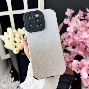 Nouvelle coque de téléphone en cuir pailleté pour iPhone 16 Pro Max, antichoc pour iPhone 15/14/13, coque souple antidérapante pour iPhone 11/12 - Product Image 5