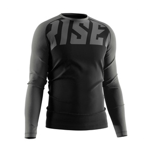 Wholesale Muscle Stretch Clothes Casual Fitness New Gym Wear <b>Design</b> Sport Men <b>Custom</b> Logo Long Sleeve <b>Compression</b> <b>Shirt</b> - Product Image 3