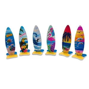 Op Maat Bedrukt Strand Souvenir Hars Decoratieve Mini Surfplanken