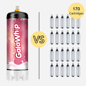 Galawhip Wholesale Customized <b>Dessert</b> Tools 2.2L Disposable Steel Eco-Friendly Cream Whippers - Product Image 3