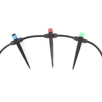 13cm Dubbele Vergrendelmoer Gaten Bubbler Grondsteker Sprinkler voor Kas Fruit Groente Teelt Tuin Micro Spray Irrigatie