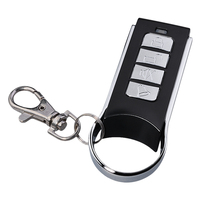 Télécommande de porte de garage en métal et plastique 433,92 MHz, copie de code, batterie rechargeable, portée de 100 m, certifiée CE, affichage numérique LED