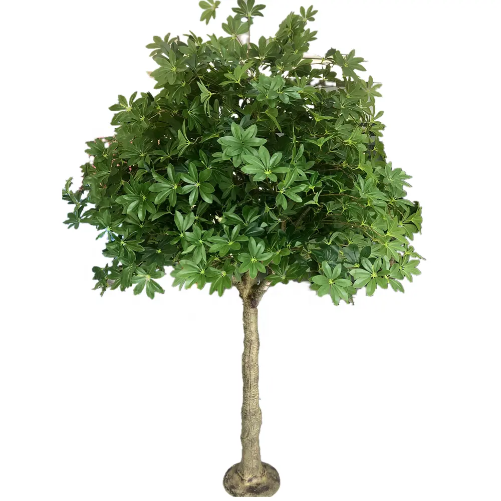 Arbre vert artificiel personnalisable, de haute qualité, pour la décoration des arbres, vente en gros, pièces