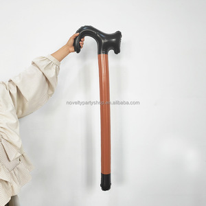 Decoraciones para fiestas de jubilación, accesorios divertidos para disfraces de vejez, regalo de mordaza, andador inflable y bastón - Product Image 5