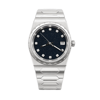 Montre pour homme, montre de luxe personnalisée pour homme, faible MOQ, entièrement en acier inoxydable, montre automatique haut de gamme