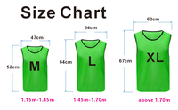 Maillots de football personnalisables unisexes en maille respirante, sublimation, haut de football personnalisé, dossards d'entraînement de football, dossards de basketball