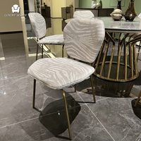 Ensemble de table et chaises de salle à manger de luxe italien pour 6 personnes, idéal pour villa et maison