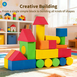 Nouveaux blocs de construction en <span class=keywords><strong>mousse</strong></span> EVA YICHENG en gros, blocs de construction sensoriels éducatifs pour bébés, sûrs pour les bébés, modèle de jouet de construction - Product Image 6