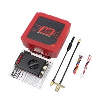 Transmisor de Video VTX RUSHFPV de 5.8GHz con Ventilador de Refrigeración y Carcasa Roja CNC para Drones FPV - Product Image 1