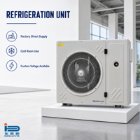 Koelcelvriezer Koelunit Copeland Compressor Motor Luchtgekoeld voor Supermarkt Restaurant Fruit Groente Opslag
