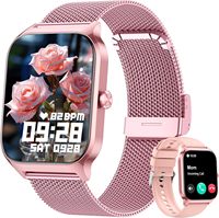 Reloj Inteligente de Moda para Hombre, Reloj Digital Deportivo con Respuesta de Llamadas, Reloj Inteligente a Prueba de Agua para Correr, para Android e iPhone
