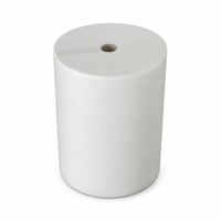 Rouleau de tissu non tissé en polypropylène spunbond blanc, motif gaufré, léger, pour masques faciaux d'hôpital et d'école, entoilage