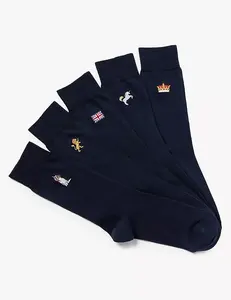 Thin Mens Men's Wholesale Comfortable Colored Colorful 2024 Design Crew 100 Cotton Argyle Turkey Used Men Socks