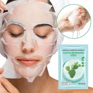 Vente en gros Masque <span class=keywords><strong>visage</strong></span> cactus 5 <span class=keywords><strong>feuilles</strong></span> 30g chacune purifie et matifie en profondeur la peau sans brillance - Product Image 1