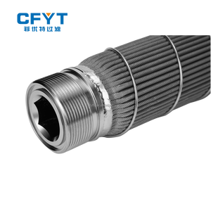 100 <strong>Micron</strong> Stainless Steel <strong>Wire</strong> <strong>Mesh</strong> Pleated <strong>Filter</strong> <strong>element</strong> for Petroleum Chemical Fiber Industry <strong>Filter</strong> Cartridge - Product Image 4